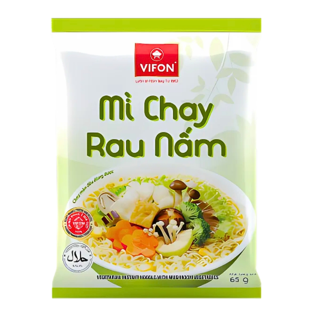 Mì chay Vifon vị rau nấm/lẩu thái gói 65g