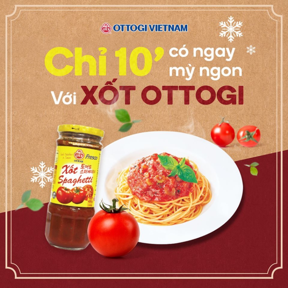 Xốt sapghetti Ottogi gói 1kg