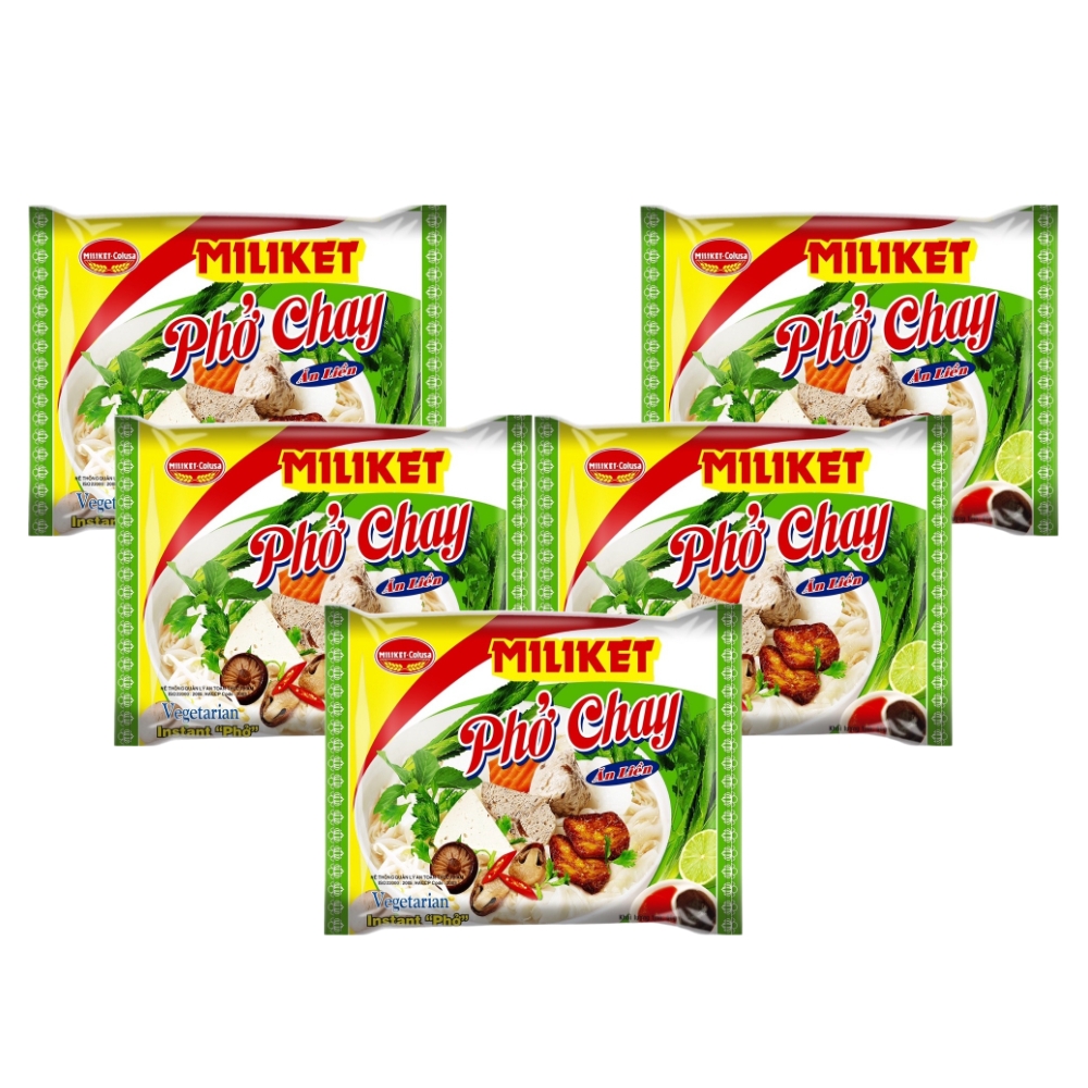 Thùng 30 gói phở Milikiet chay 80g