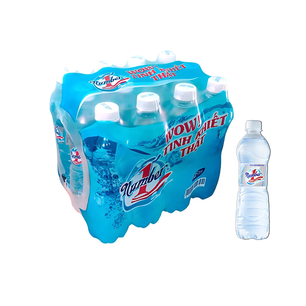 Thùng 24 chai nước suối Number1/Number One 500ml
