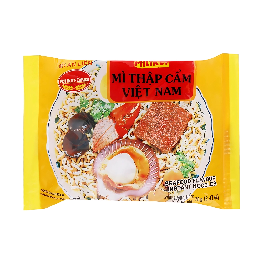 Lốc 5 gói mì Miliket thập cẩm 70g