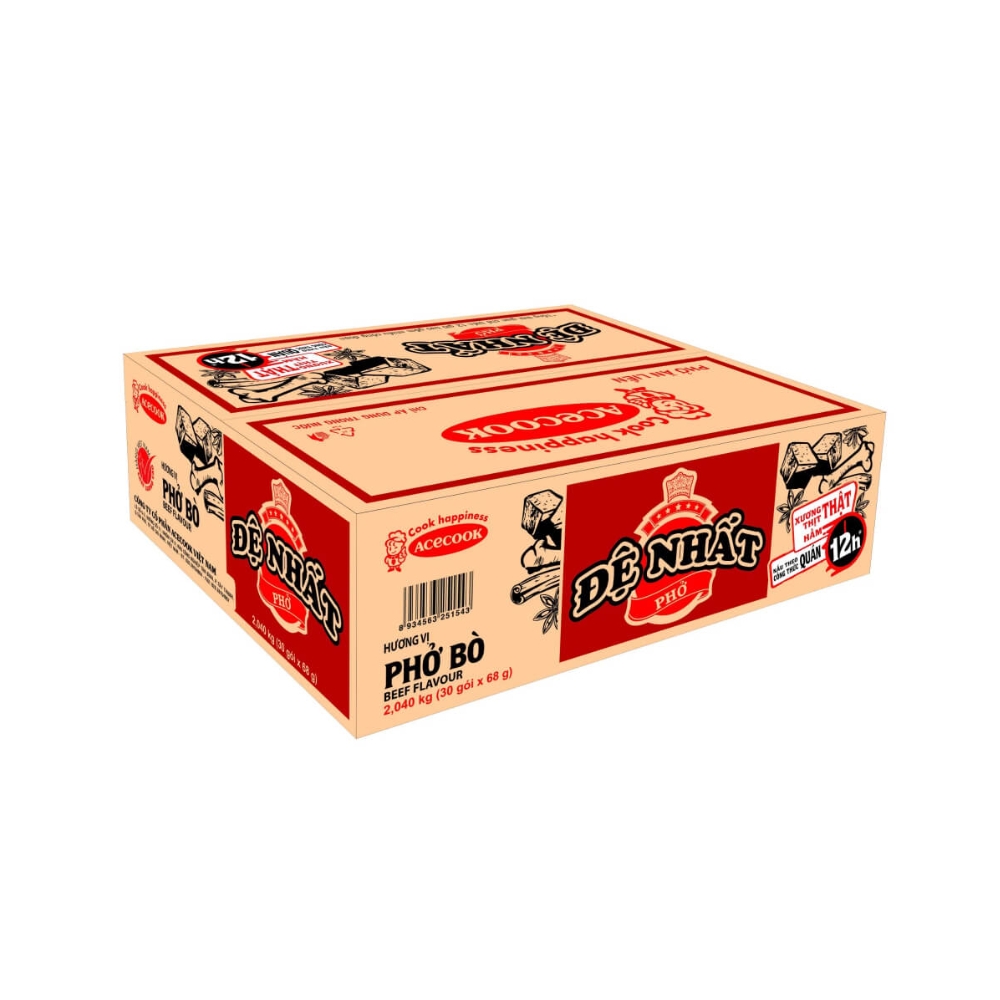 Phở Đệ Nhất vị bò gói 68g
