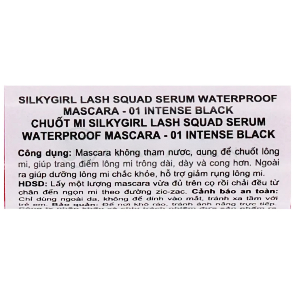 Mascara làm dài, dày và cong mi Silkygirl 4ml