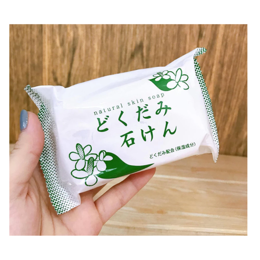 Xà phòng Chinoshio Dokudami cho mặt & toàn thân 130g