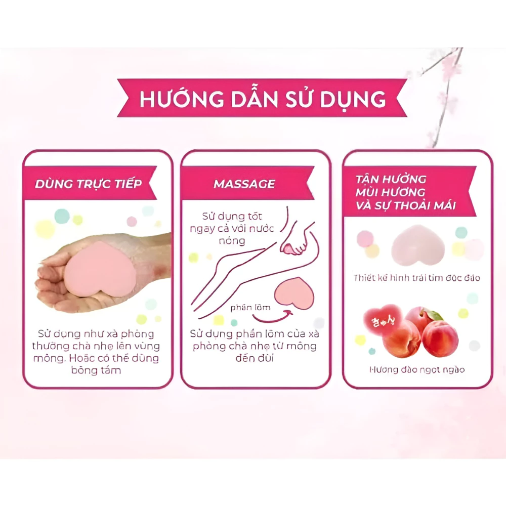 Xà phòng Pelican làm giảm mụn và thâm mông 80g
