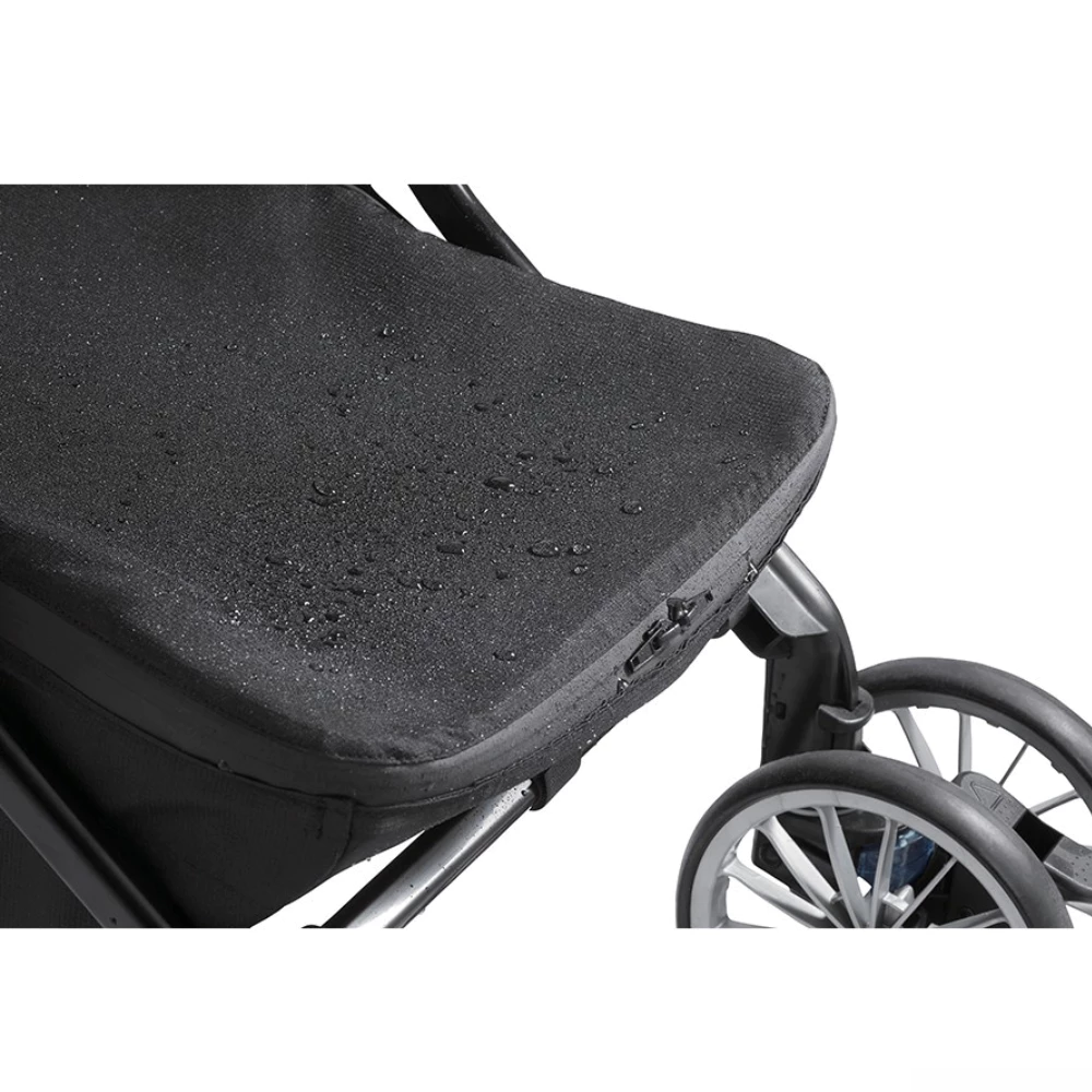 Xe đẩy Combi Umbretta 4 bánh quay tự động Premium New black
