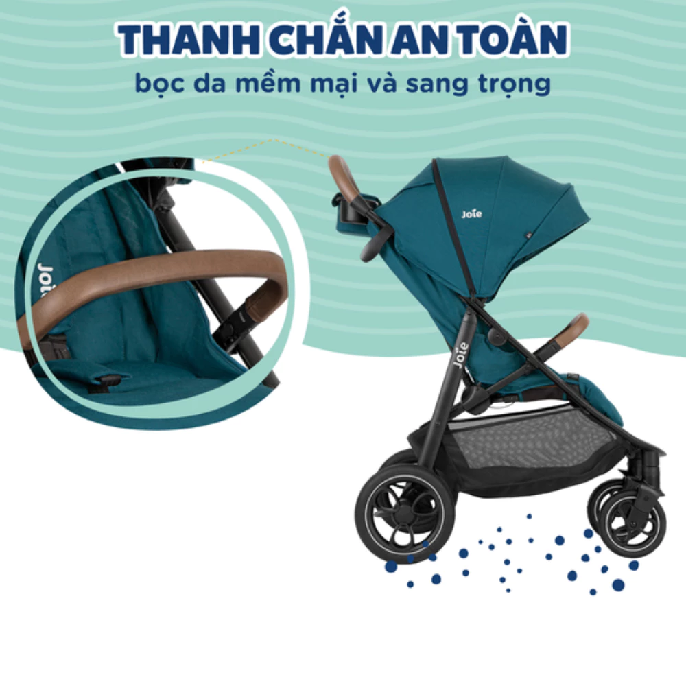 Xe đẩy trẻ em Joie Litetrax Pro W/ RC Shale/ Pebble/ Peacock