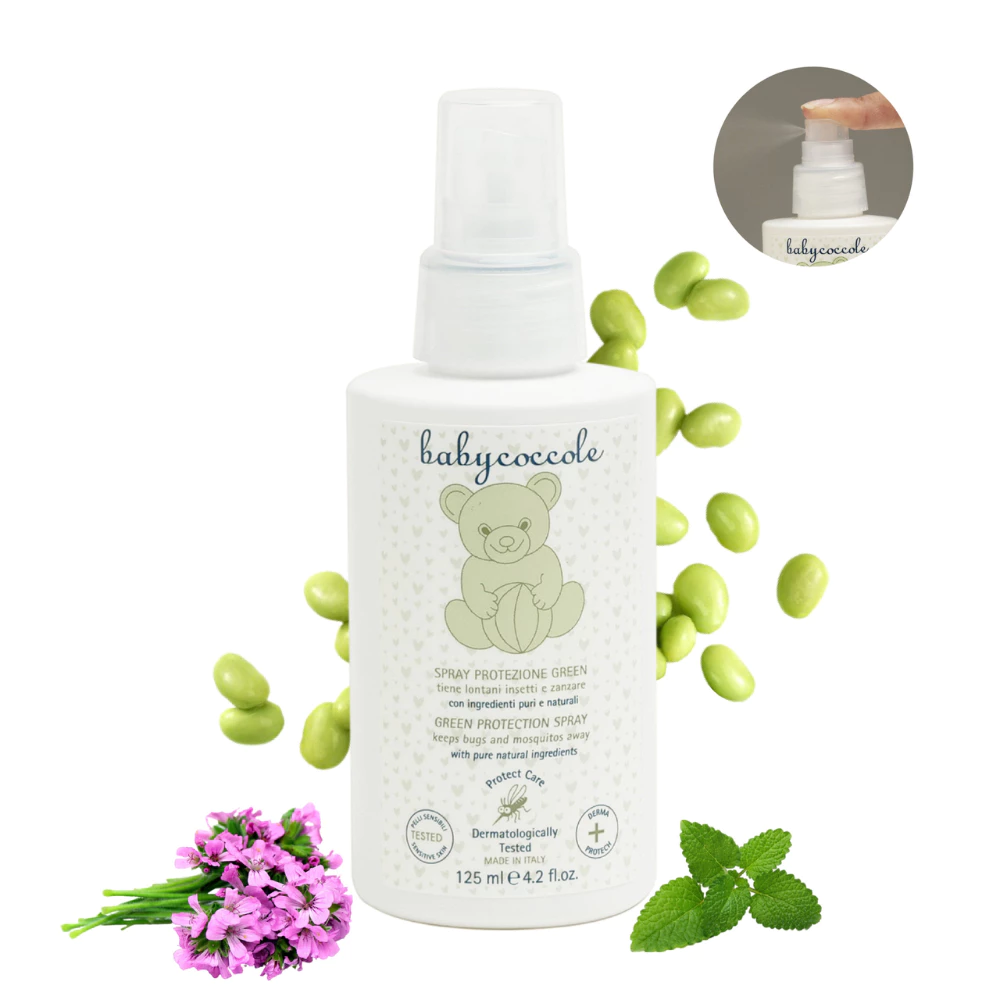 Xịt chống muỗi Babycoccole 125ml dành cho bé từ 0 tháng tuổi