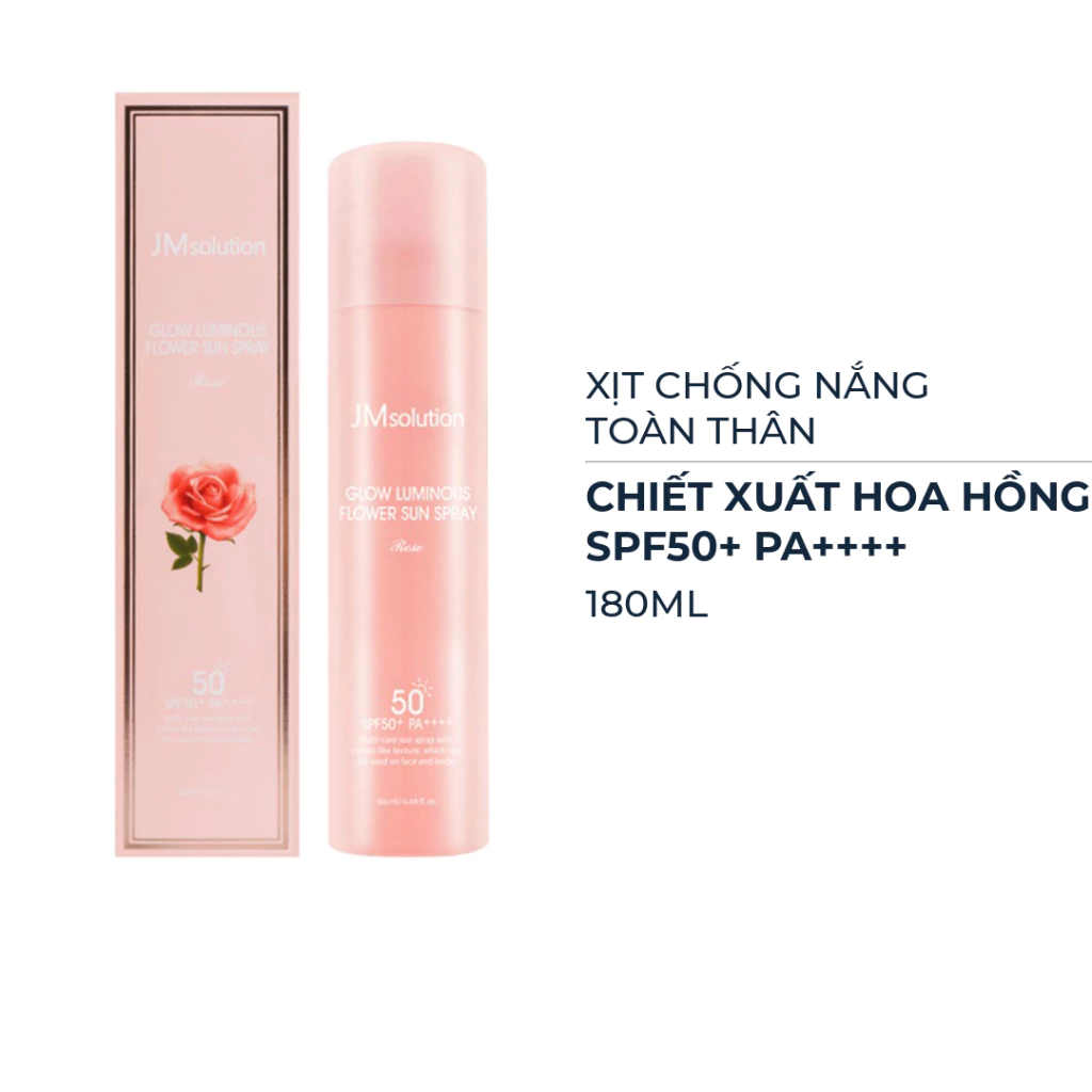 Xịt chống nắng toàn thân JMsolution từ Hoa Hồng/ Ngọc Trai 180ml