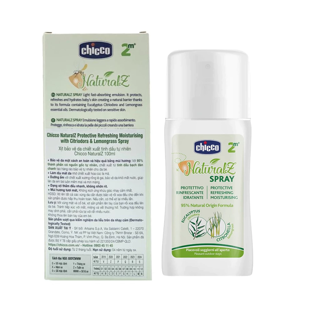 Xịt đa năng xua muỗi Chicco 100ml