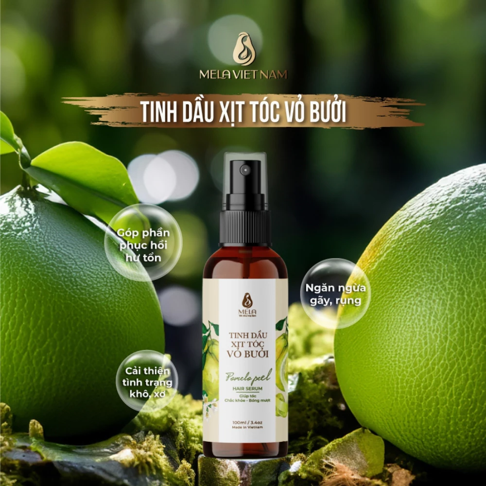 Xịt dưỡng tóc Mela tinh dầu bưởi 100ml