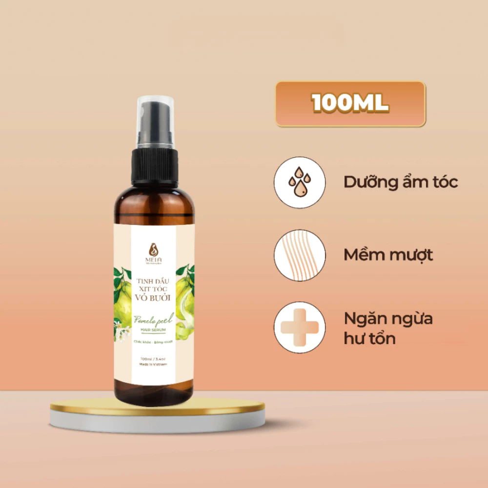Xịt dưỡng tóc Mela tinh dầu bưởi 100ml