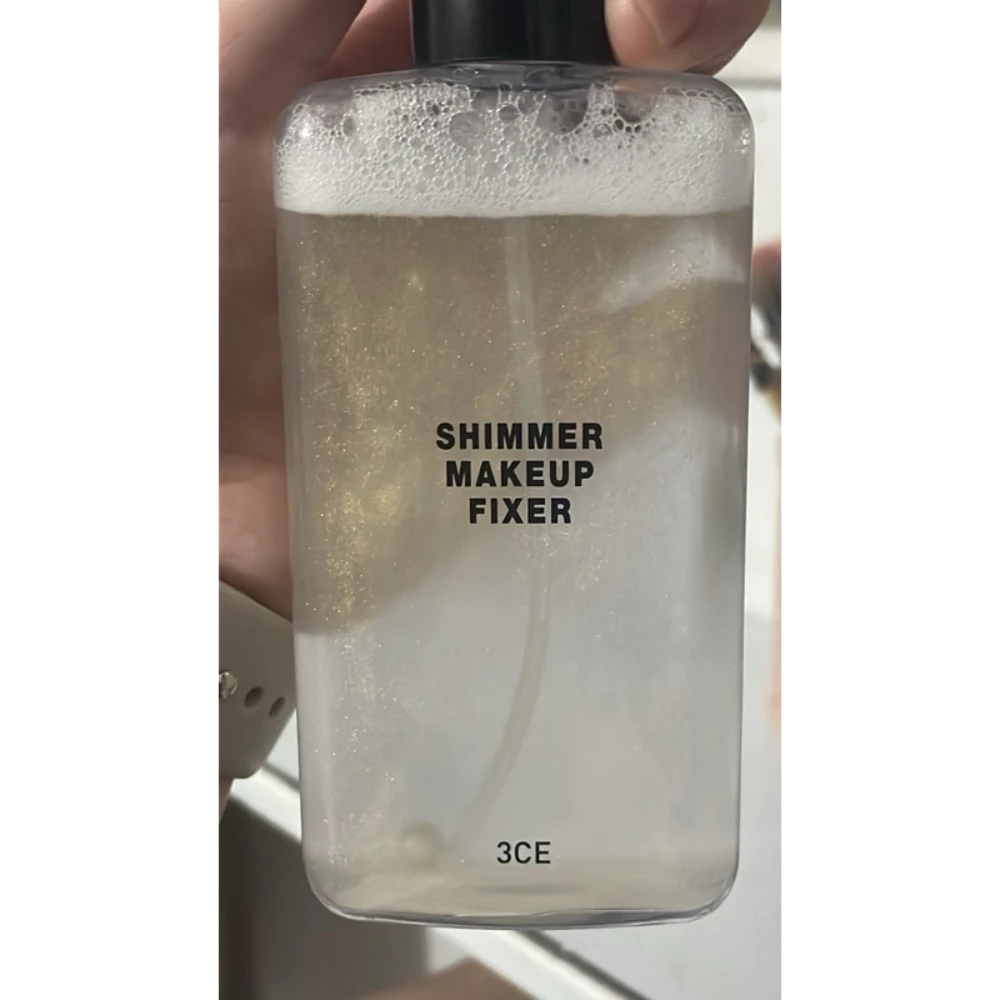 Xịt khoá makeup 3CE có nhũ tạo hiệu ứng nền căng bóng 95ml