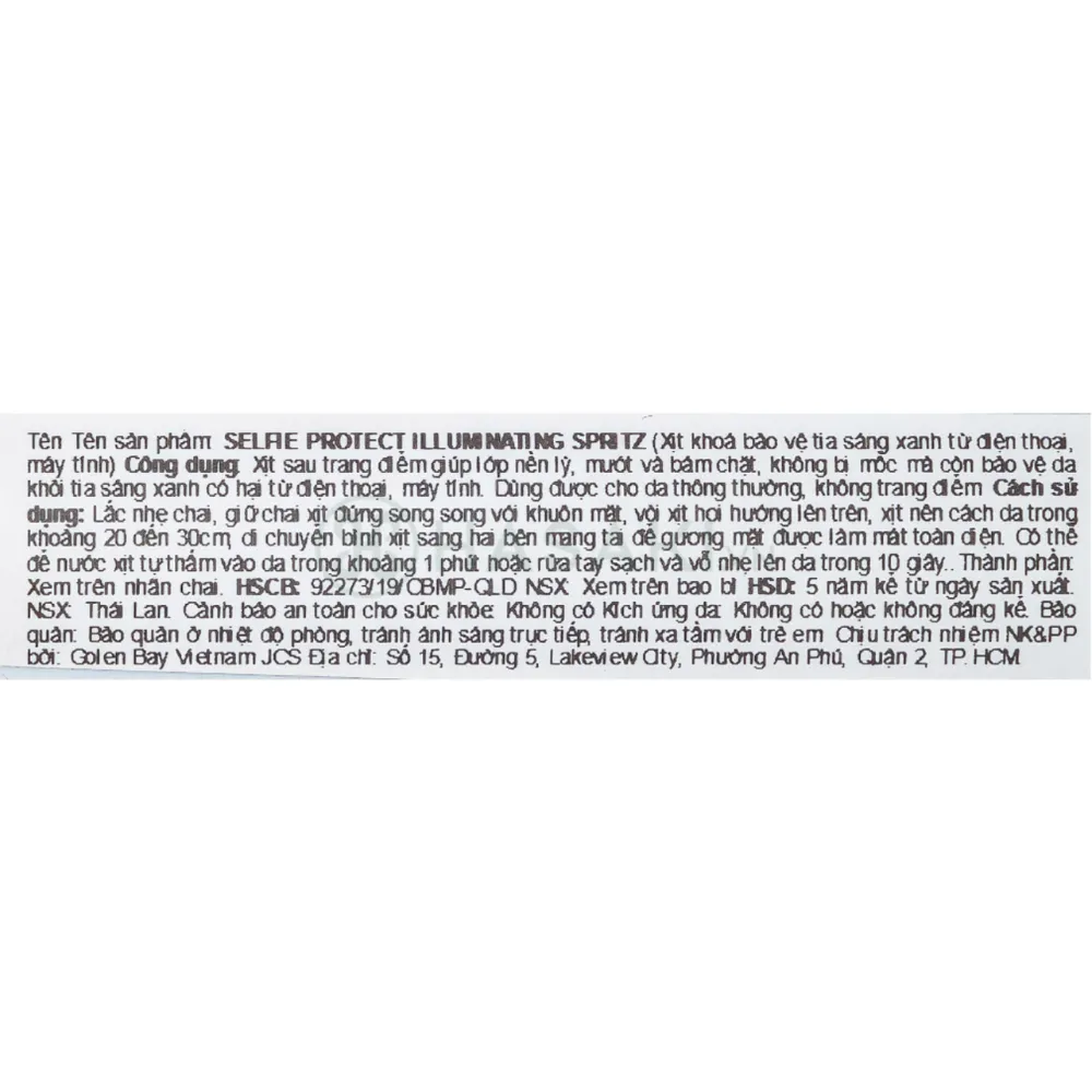 Xịt khóa makeup Australis chống tia sáng xanh 80ml