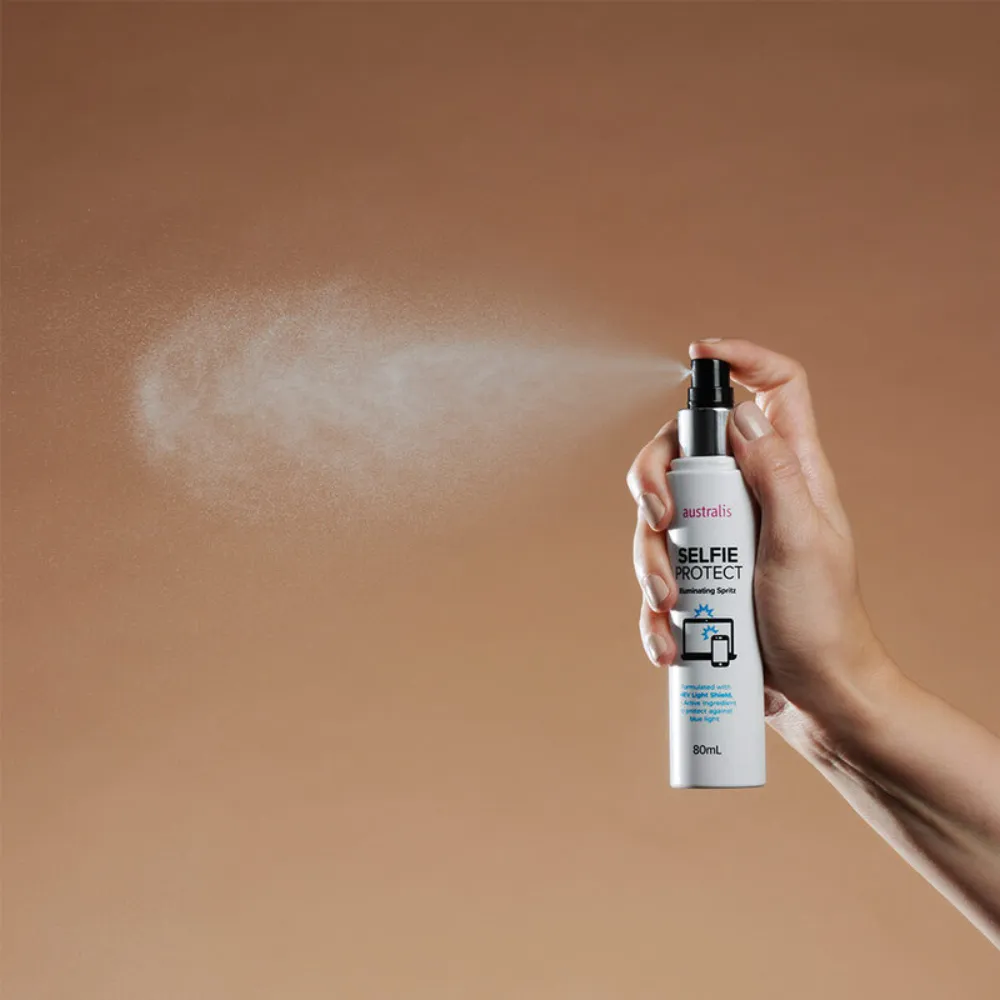 Xịt khóa makeup Australis chống tia sáng xanh 80ml