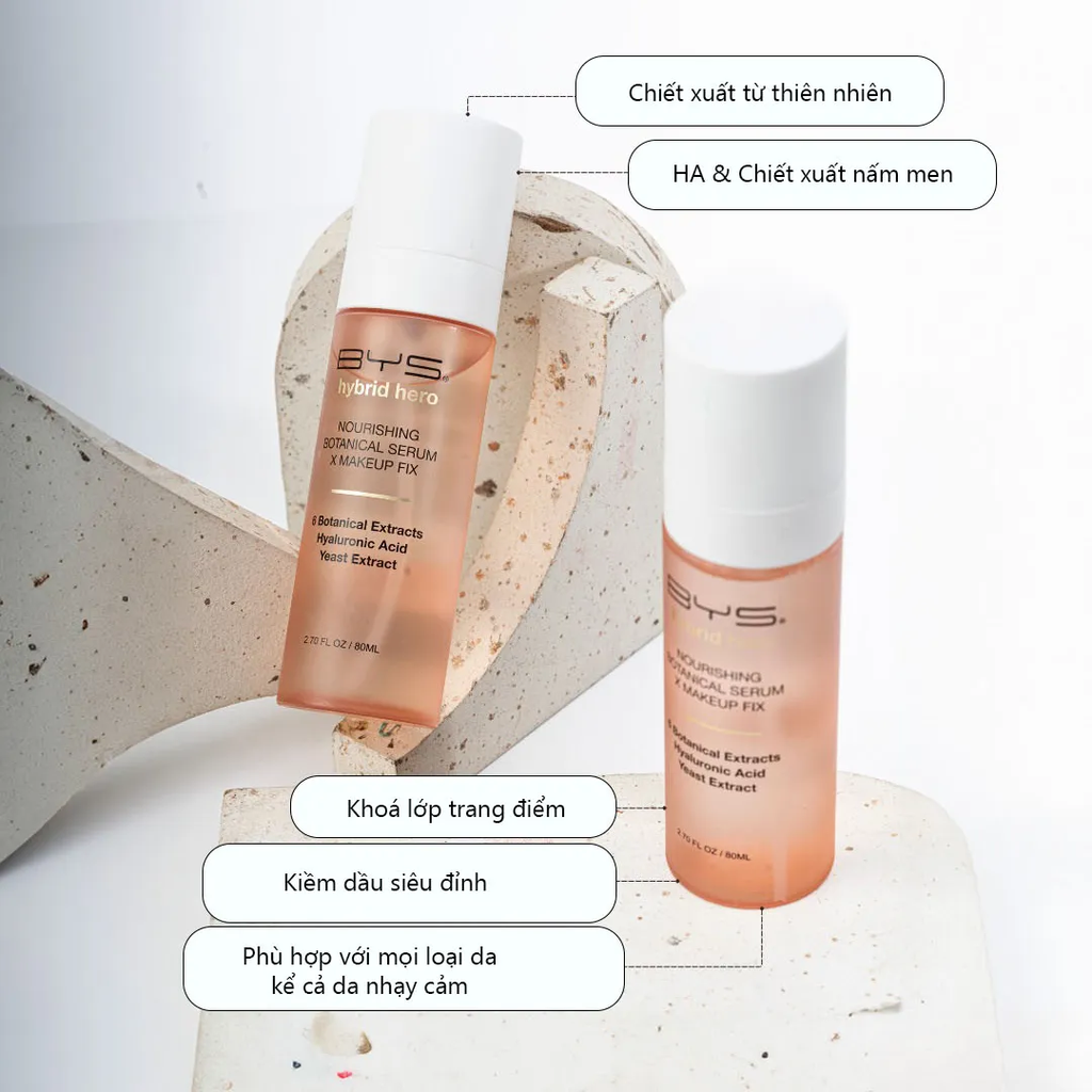 Xịt khóa makeup Bys thảo dược 80ml