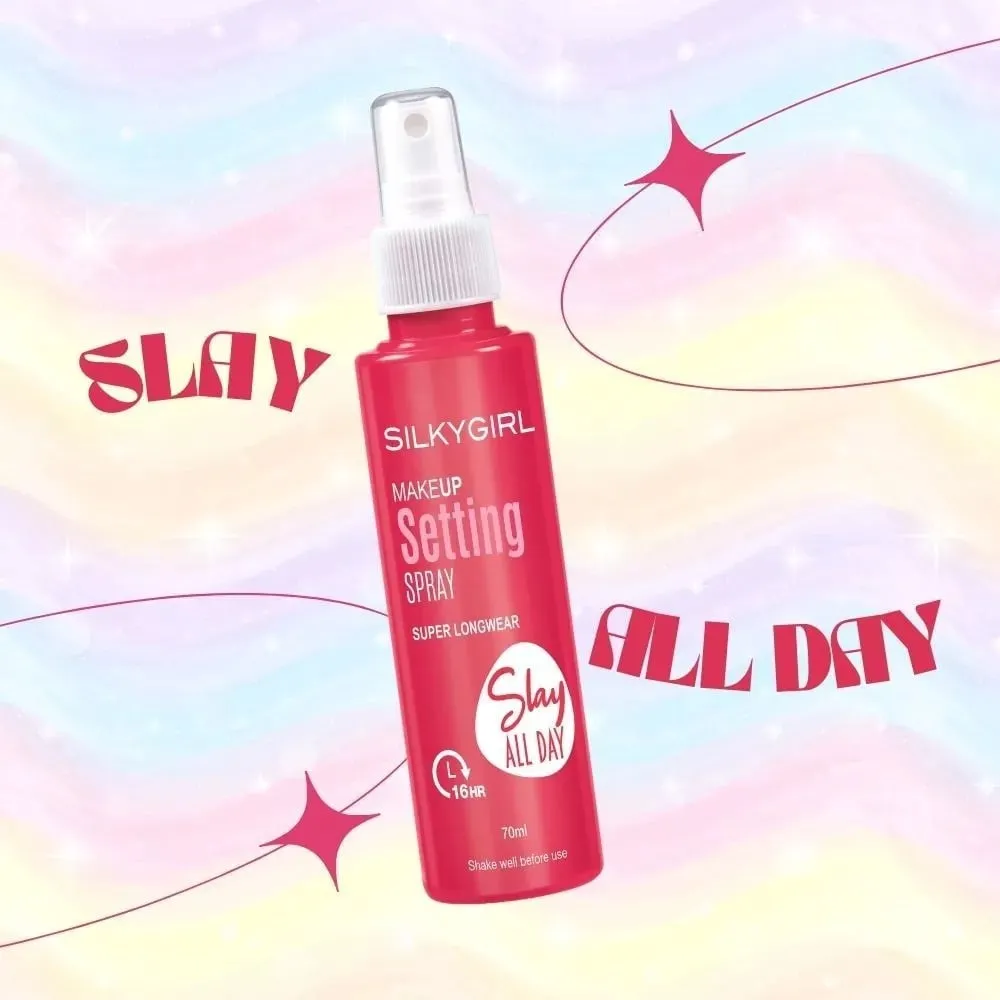 Xịt khóa makeup Silkygirl Slay All Day 70ml