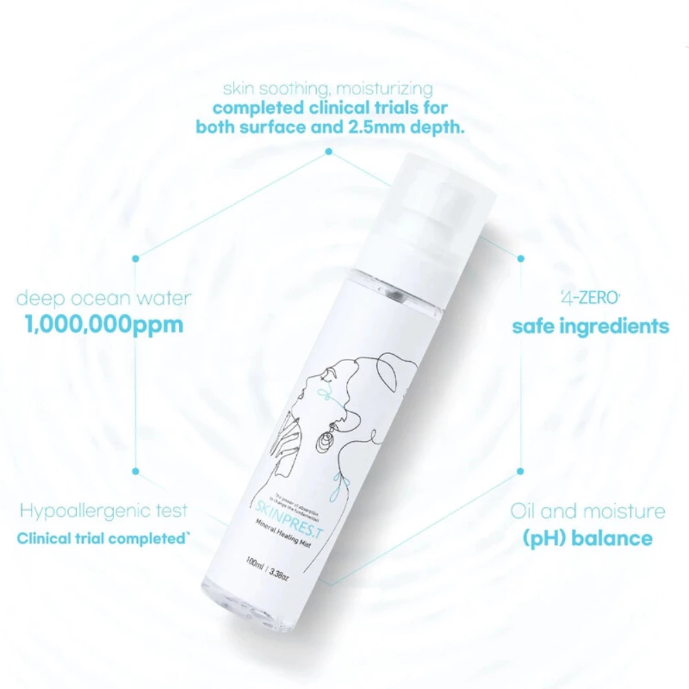 Xịt khoáng Skinpres.T phục hồi & cân bằng độ ẩm 100ml