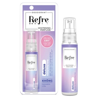 Xịt khử mùi Refre Whitening Perfume hương sang trọng/yêu kiều/phấn thơm/ngọt ngào/tình yêu/vui tươi 30ml