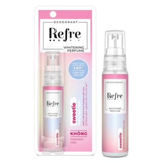 Xịt khử mùi Refre Whitening Perfume hương sang trọng/yêu kiều/phấn thơm/ngọt ngào/tình yêu/vui tươi 30ml