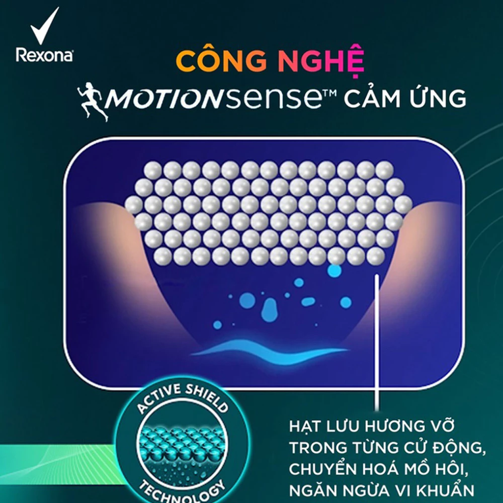 Xịt khử mùi Rexona cho nam khô thoáng Antibac 135ml