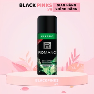 Xịt khử mùi Romano hương nước hoa Gentleman/Classic/Force/Attitude 150ml