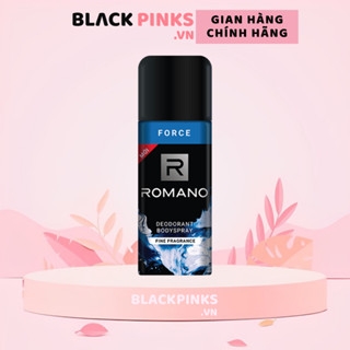 Xịt khử mùi Romano hương nước hoa Gentleman/Classic/Force/Attitude 150ml