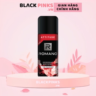 Xịt khử mùi Romano hương nước hoa Gentleman/Classic/Force/Attitude 150ml