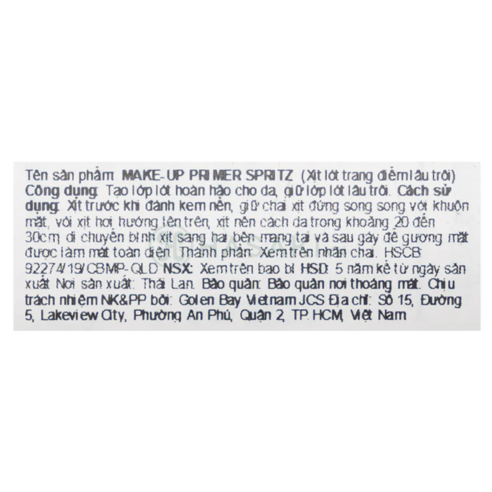 Xịt lót trang điểm Australis 50ml