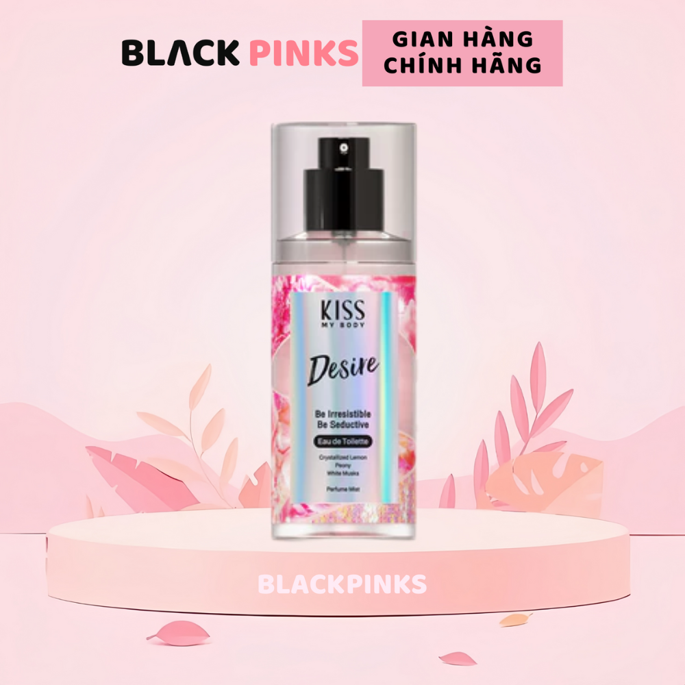 Xịt thơm toàn thân Malissa Kiss hương nước hoa - Hottie/Passion/Tender/Fierce/Desire/Charm/Sweetie/Delight 88ml