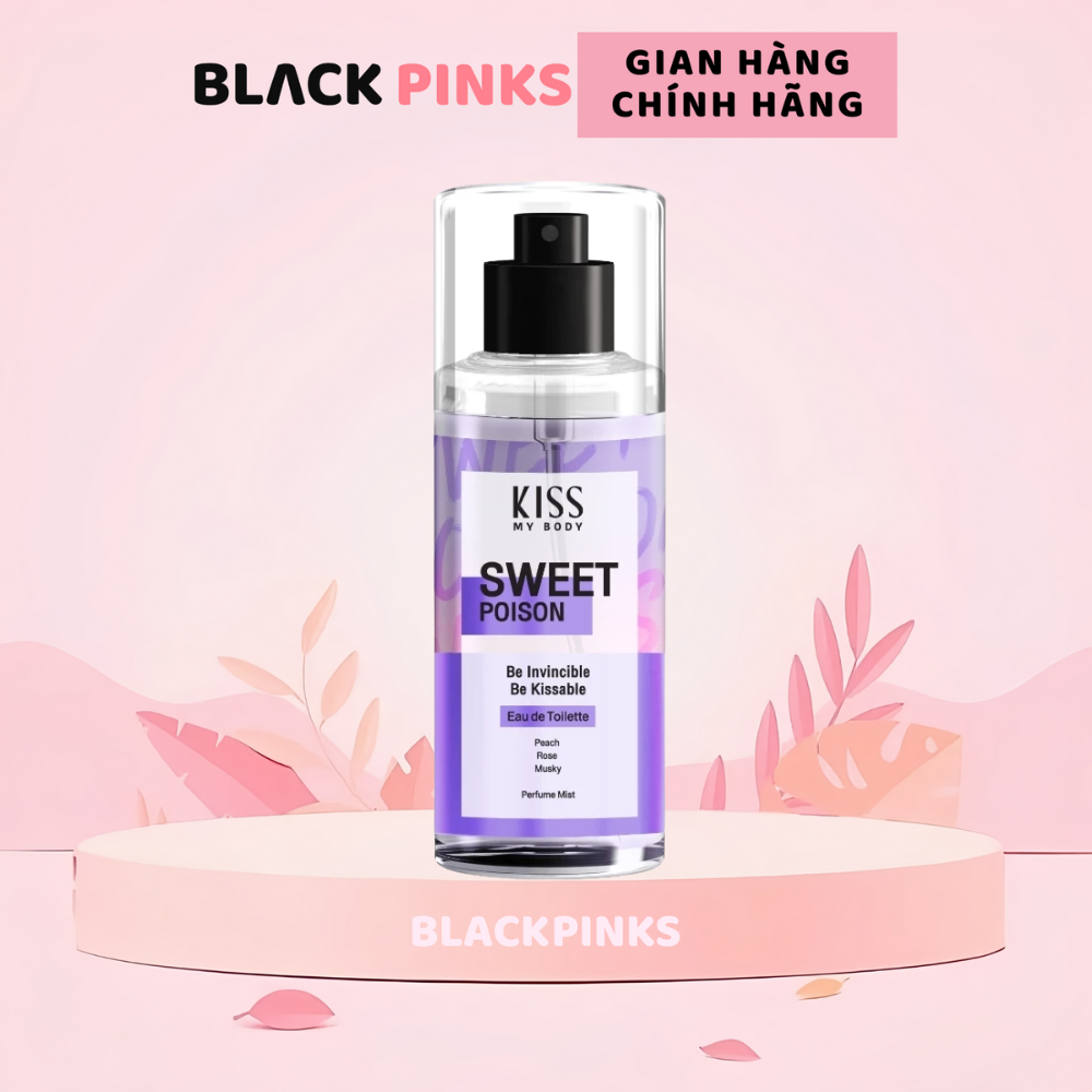 Xịt thơm toàn thân Malissa Kiss - hương Sweet Poison/hương Adore You/hương Call Me Maybe 88ml