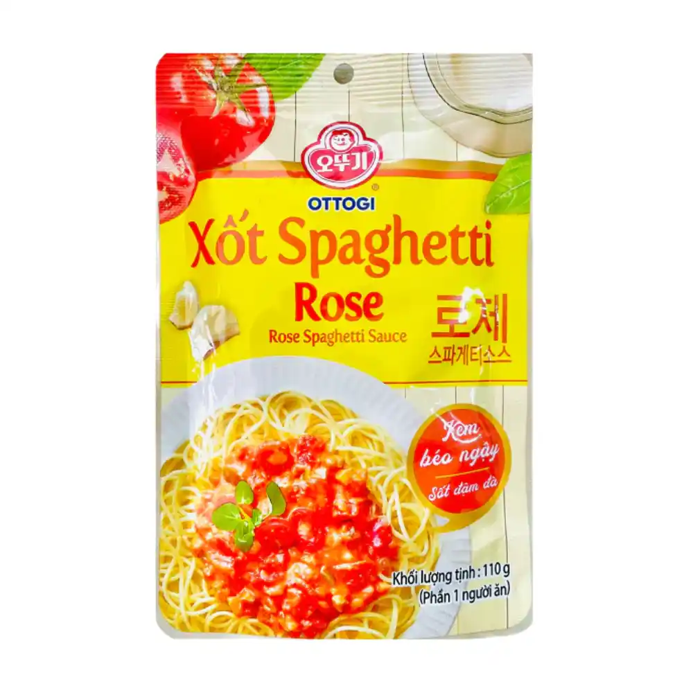 Xốt spaghetti vị cà chua/rose/cà chua và ớt  Ottogi gói 110g