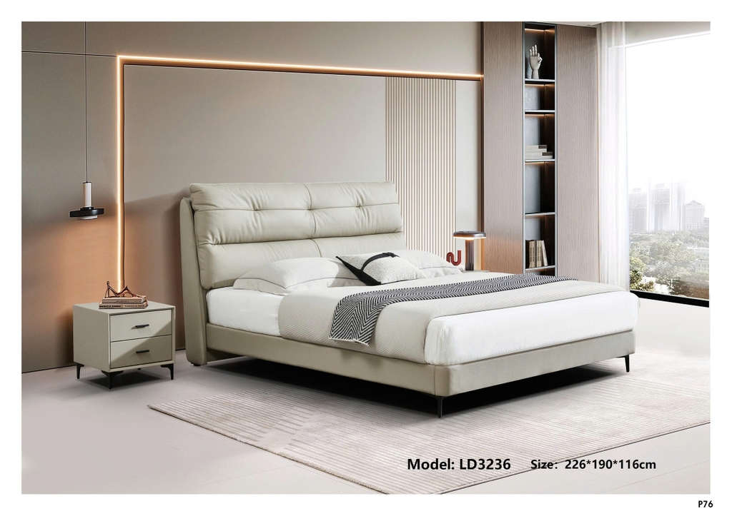Giường da nhập khẩu LD3236
