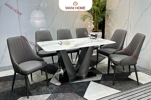 BỘ BÀN ĂN NHẬP KHẨU 6 GHẾ MOLET VIP CAO CẤP - K43