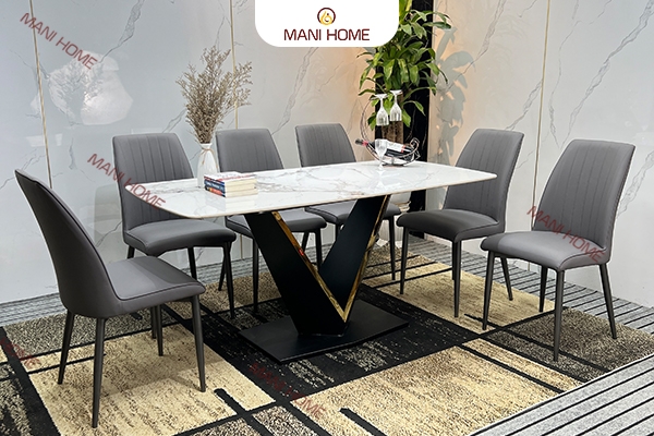 BỘ BÀN ĂN NHẬP KHẨU 6 GHẾ VIKING - K32