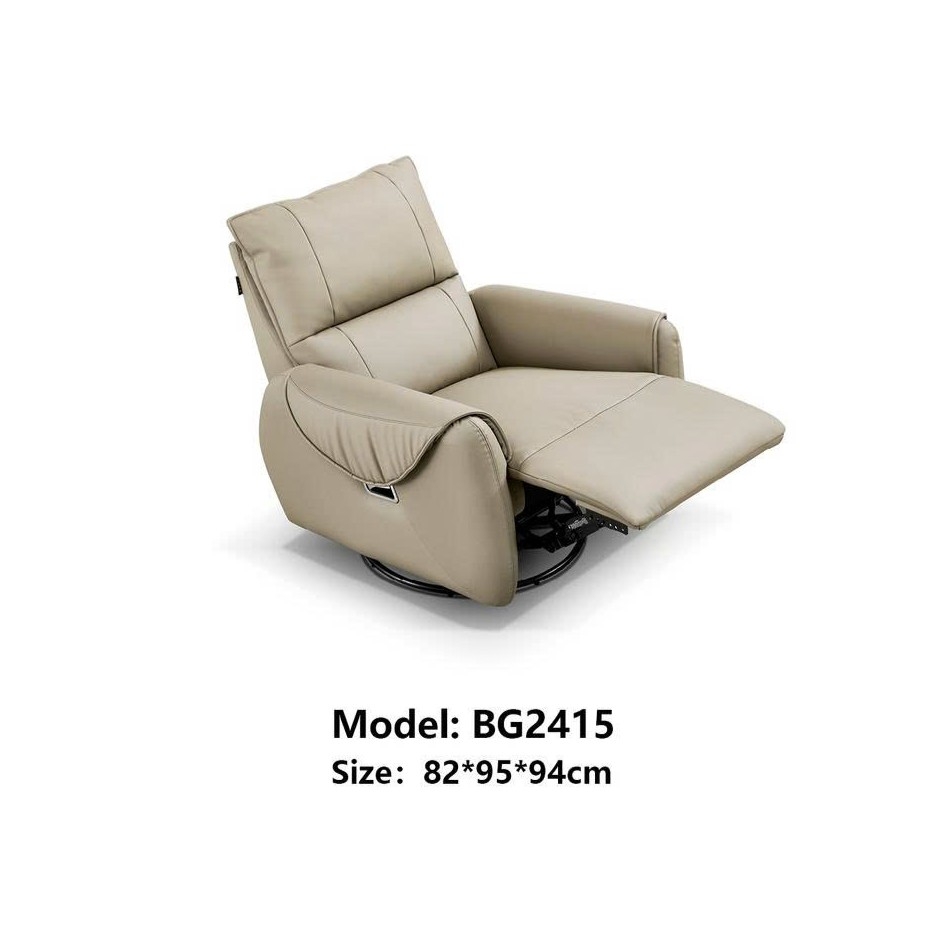 Ghế thư giãn da bò nhập khẩu BG2415