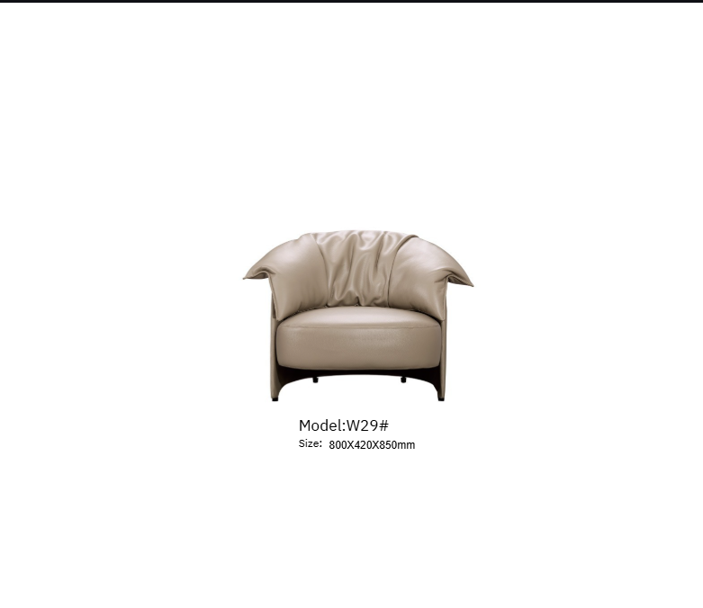 Ghế đơn nhập khẩu da sinh thái M-W29