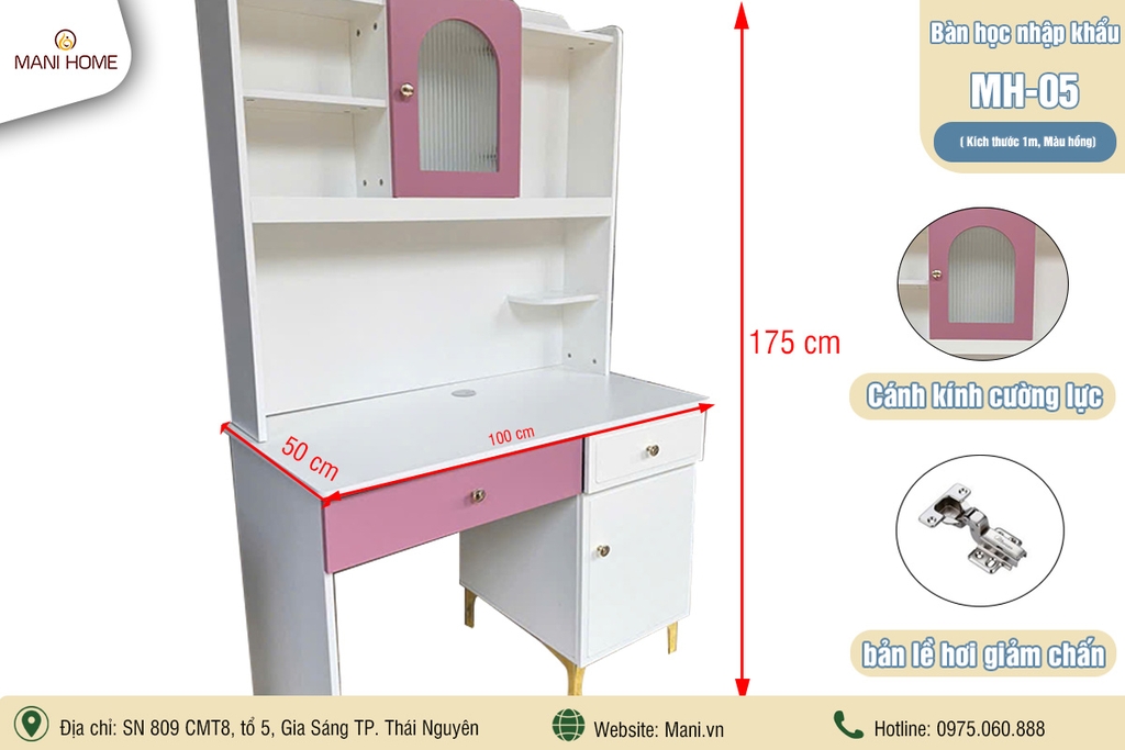 BÀN HỌC NHẬP KHẨU MH05 (1m)