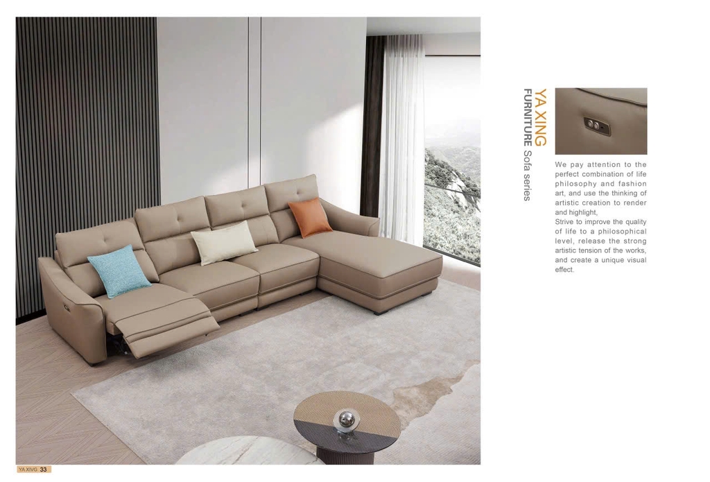 Bộ sofa da nhập khẩu SA8913