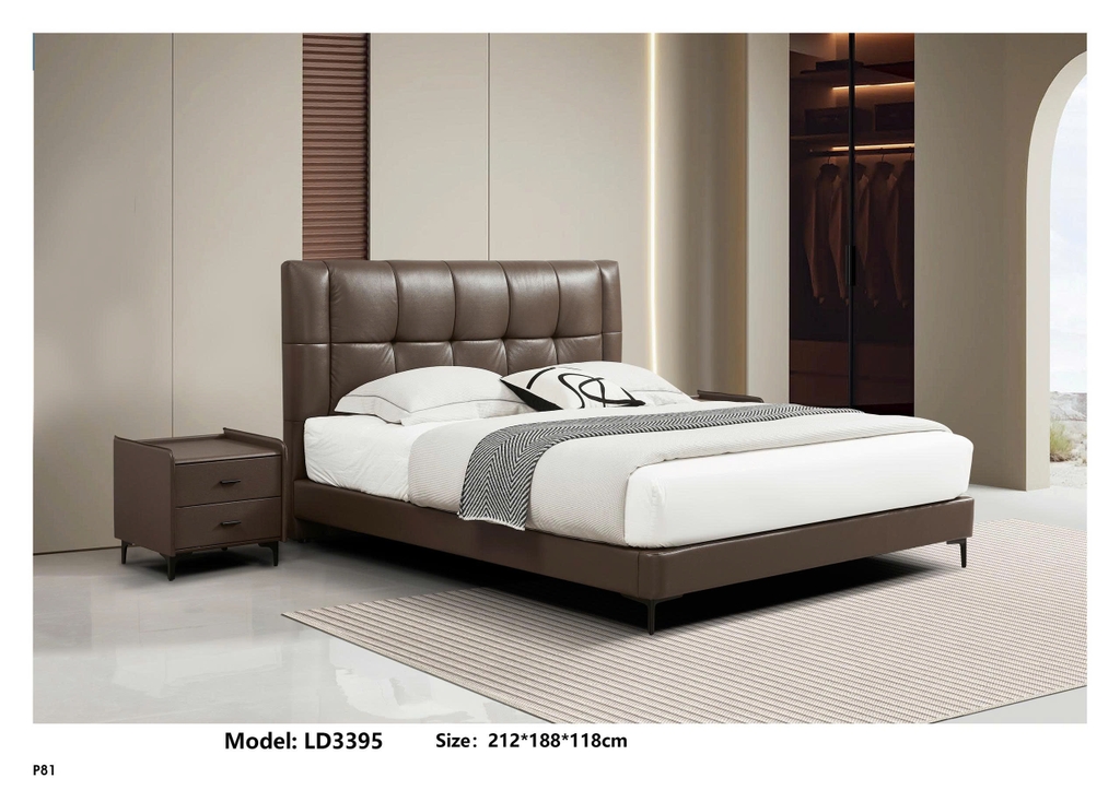 Giường da nhập khẩu LD3395