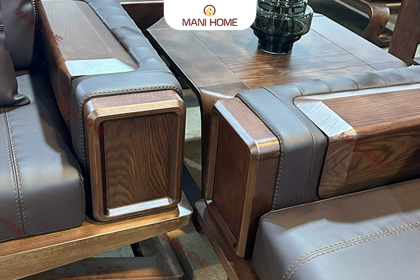 BỘ SOFA GỖ SỒI CAO CẤP MTKC033