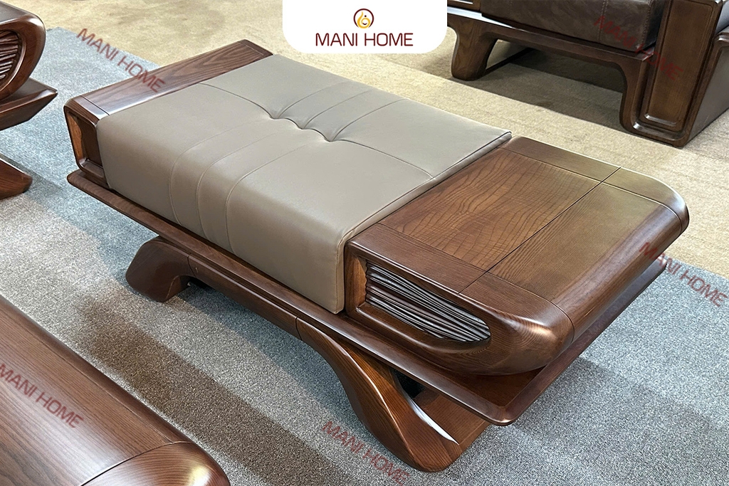 BỘ SOFA GỖ SỒI CAO CẤP MTKC035