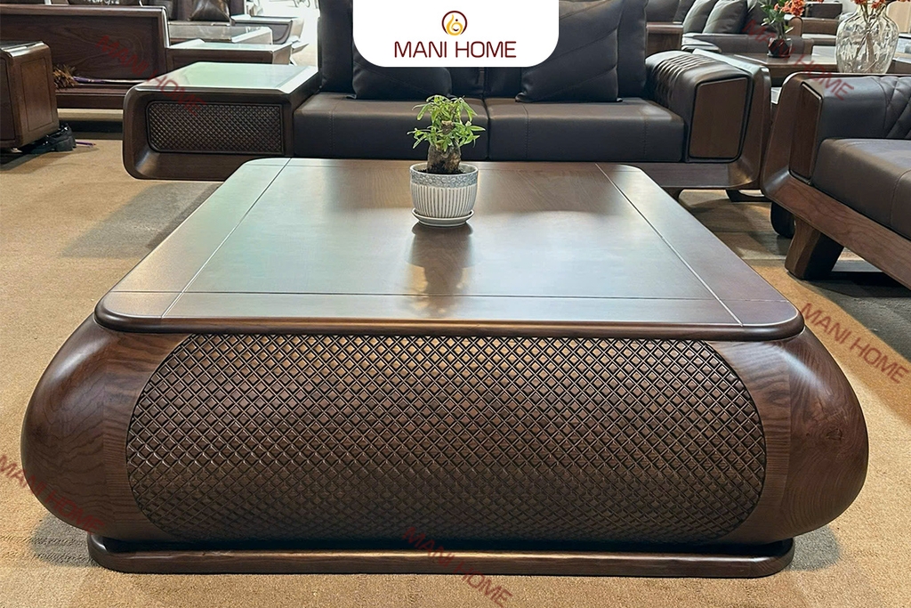 BỘ SOFA GỖ SỒI CAO CẤP MTKC034