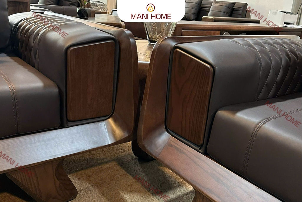 BỘ SOFA GỖ SỒI CAO CẤP MTKC034