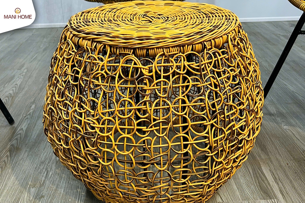 Bộ ghế xích đu mây nhựa MH-01