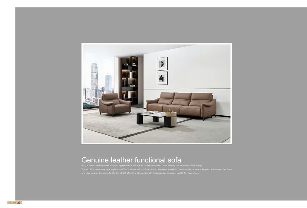 Bộ sofa da bò chỉnh điện nhập khẩu SR0520