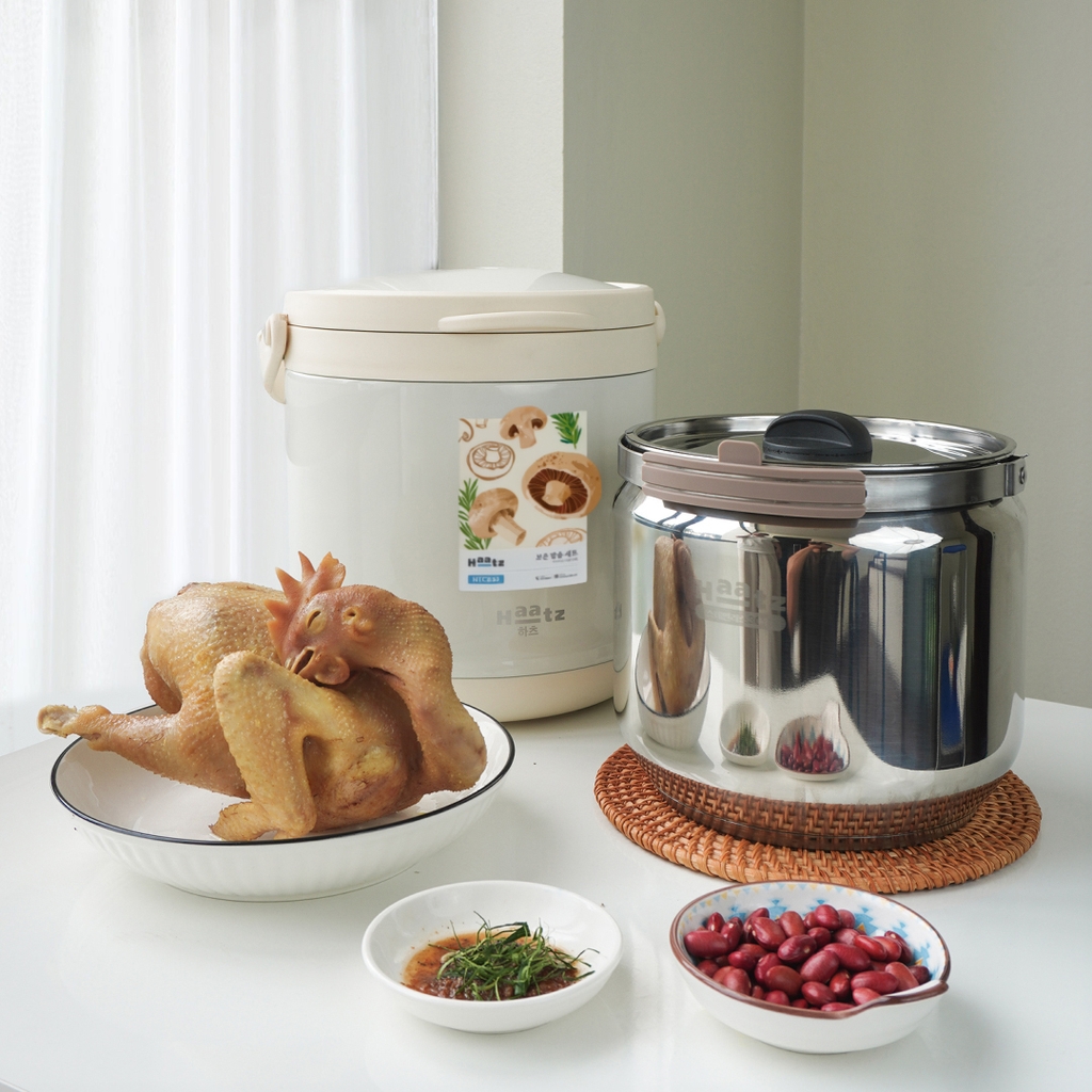 Bộ nồi ủ chân không Hàn Quốc, phiên bản cỡ lớn 6L