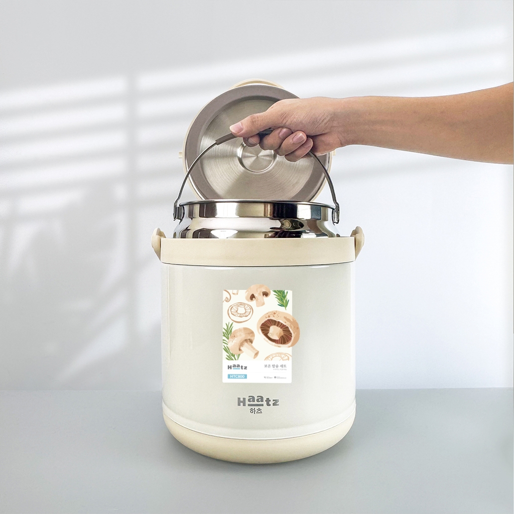 Bộ nồi ủ chân không Hàn Quốc, phiên bản cỡ lớn 6L