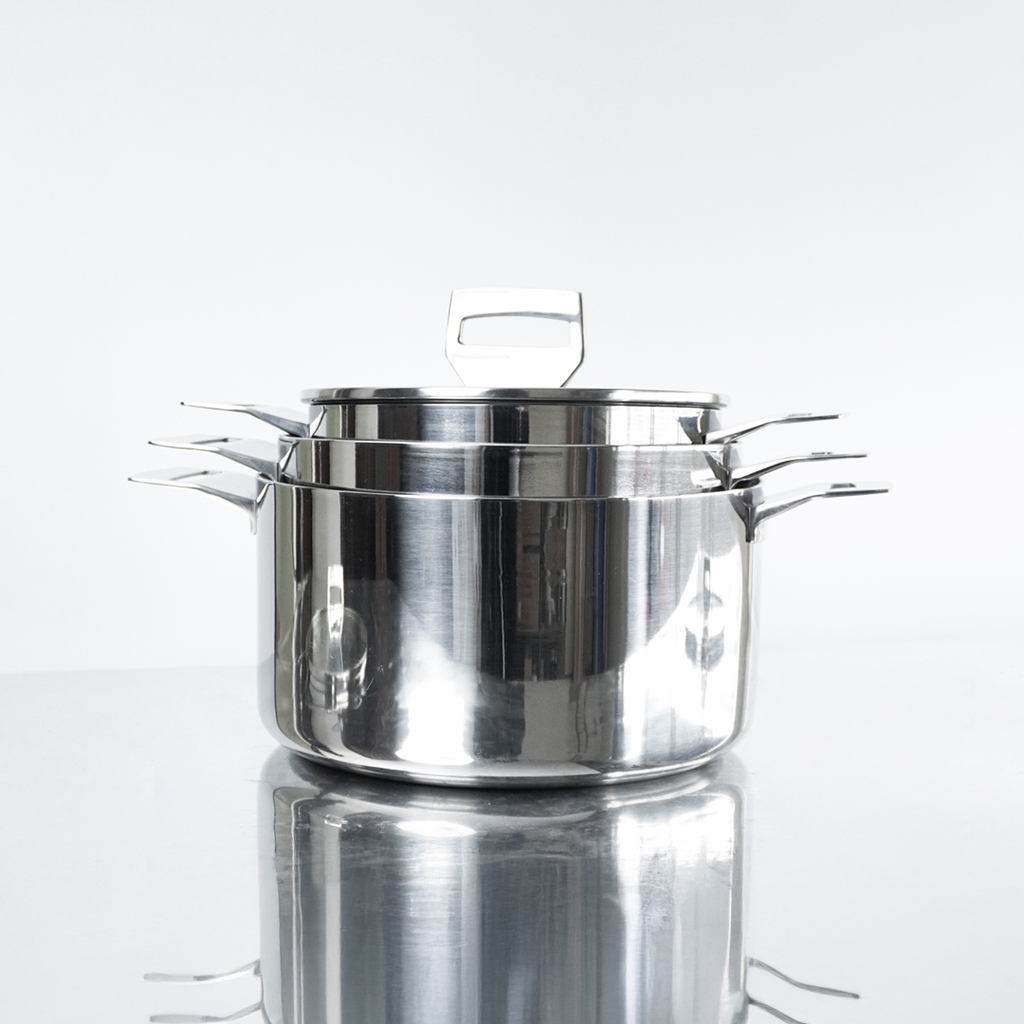 Nồi inox 316 đúc liền khối, size 18cm