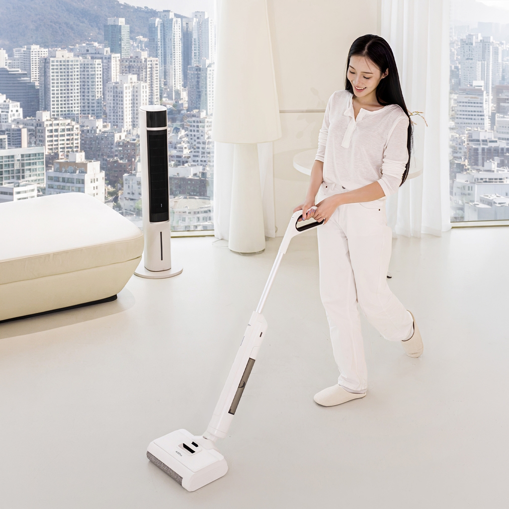 Máy lau nhà hút bụi không dây, tự làm sạch thông minh